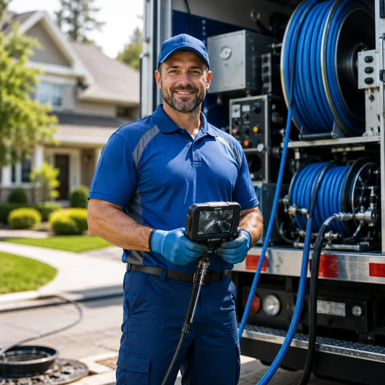Local outdoor drain cleaning specialists in Herndon, WV